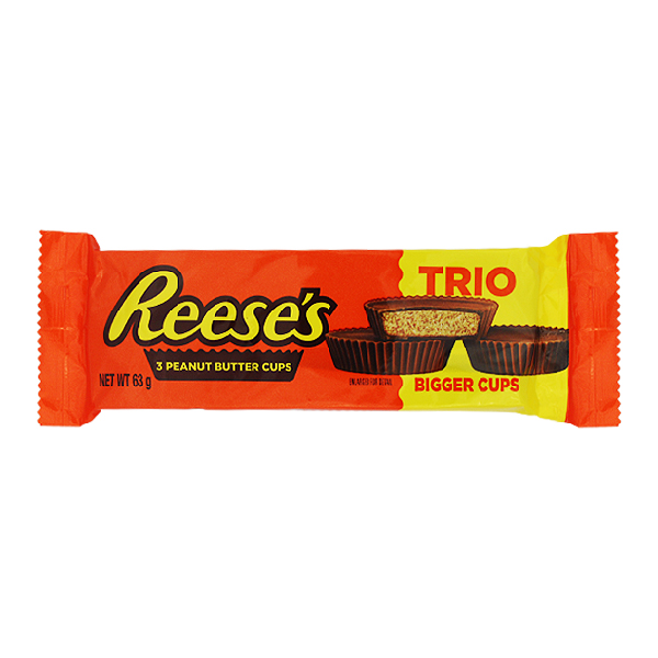 Reeses 3 Peanut Butter Cups 63g