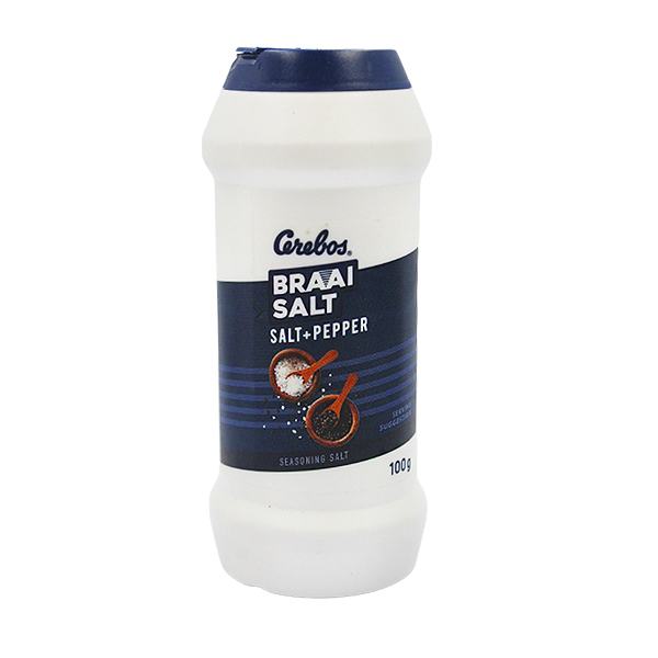 Cerebos Braai Salt + Pepper 100g