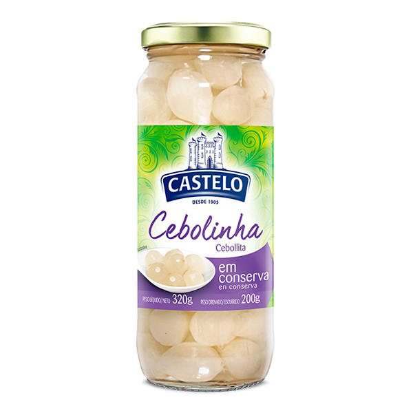 Castelo Cebolinhas Em Conserva 320Gr