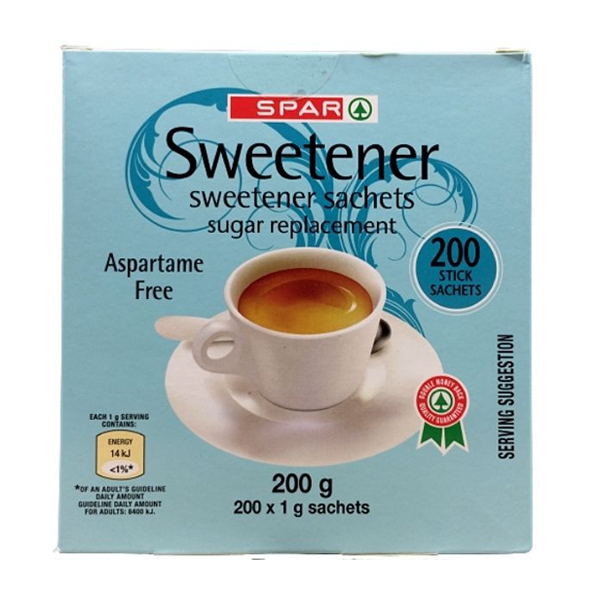 Spar Swwtener Stick Sachets 200g