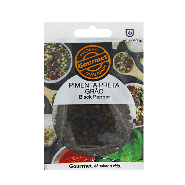 Pimenta Gourmet 15g Preta Em Grão