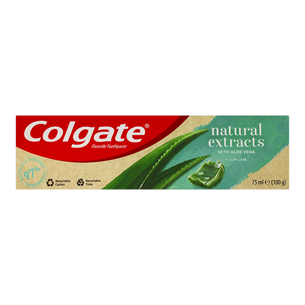 Pasta Dentífrica Colgate 75ml/100ml Natural Extract Mix-Charcoal