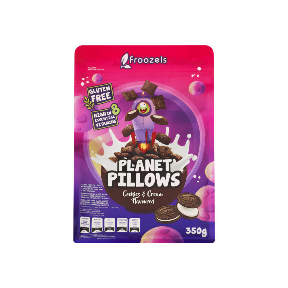 Froozels Cereal Planet Pillows Cookies E Cream 350g
