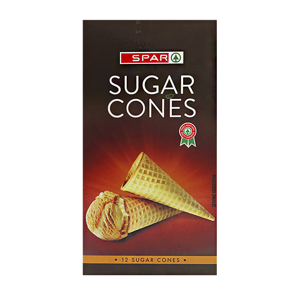 Spar Sugar Cones 12Pcs