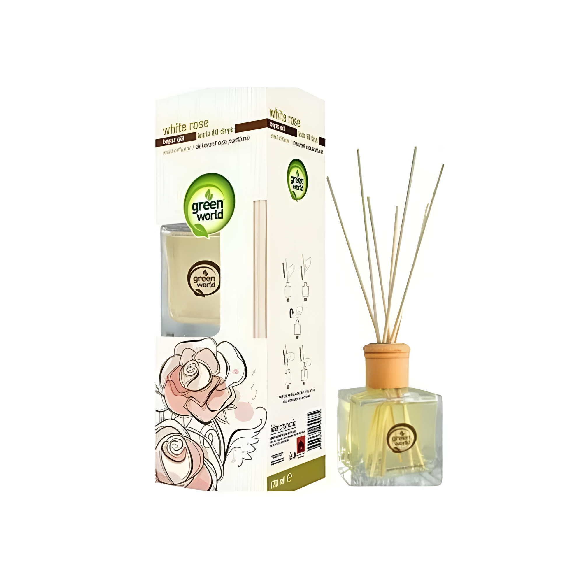 Green World Diffuseur White Rose 170ml