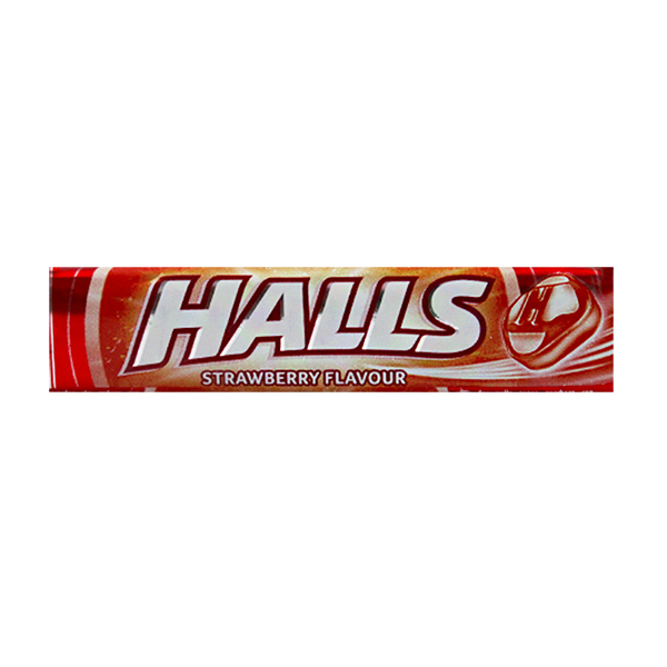 Halls Strawberry Flavour S/Free 32g