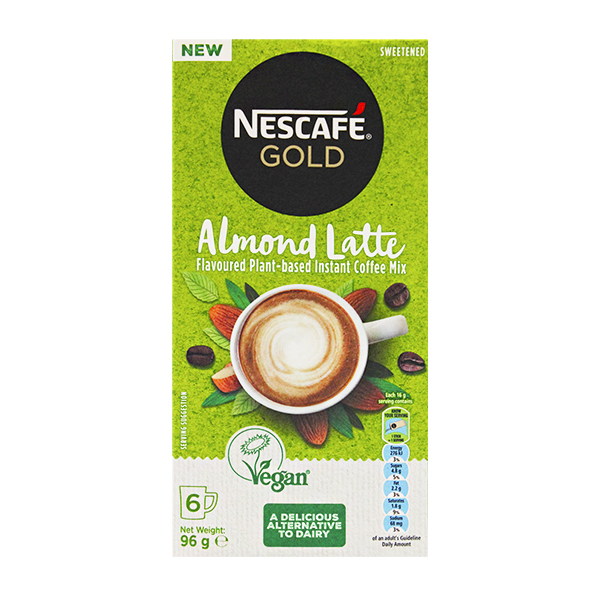 Nescafe Gold Almond Latte Vegan 96g