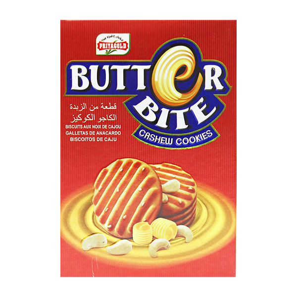 Priyagold Butter Bite Cashew Cookies 200g