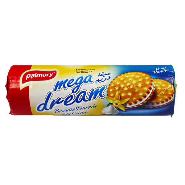 Mega Dream Biscuits With Vanilla Cream 325g