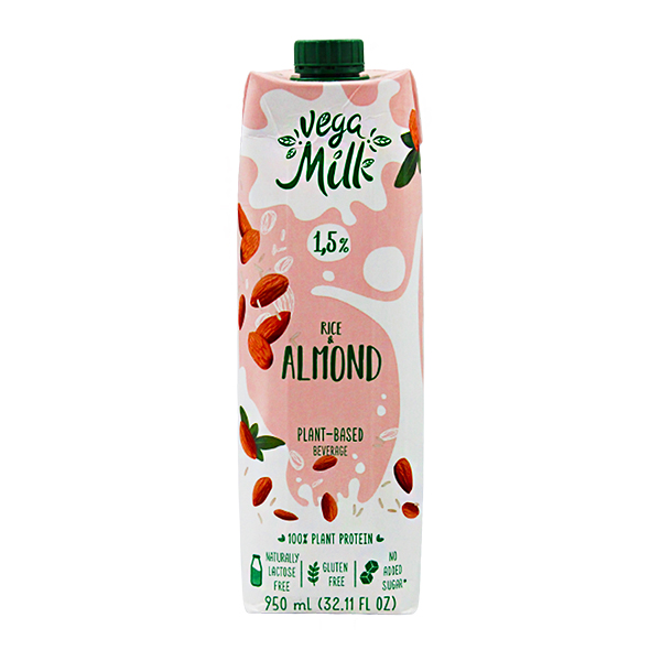 Vega Milk Bebida Almond Rice 950ml