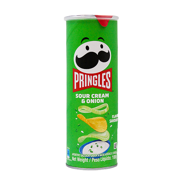 Pringles Savoury Snack Sour Cream Onion 100g
