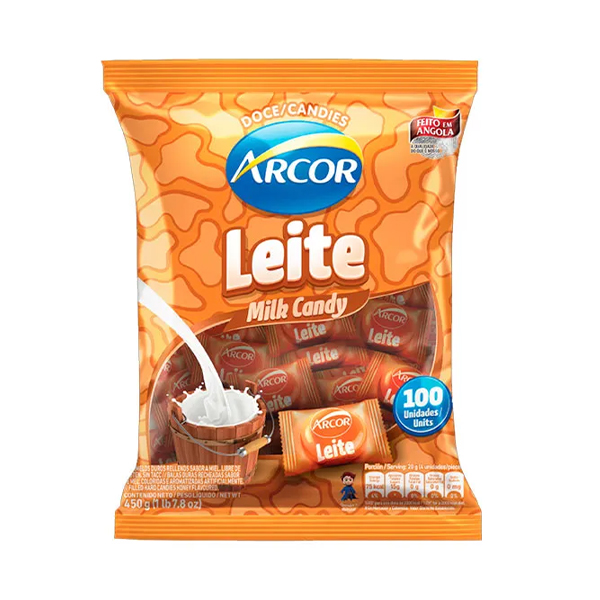 Arcor Rebucados De Leite 100un