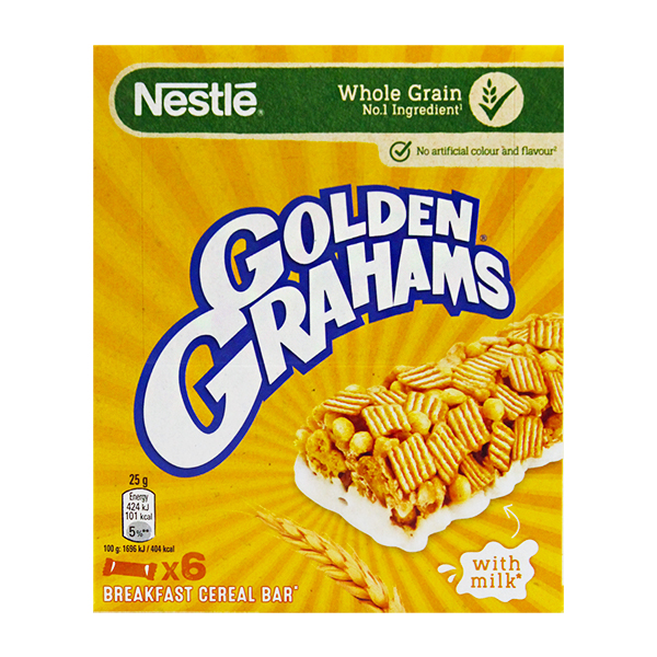 Nestle Barras De Chocolate Golden Grahams 150