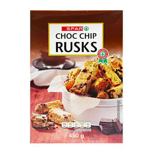 Spar Chop Chip Rusks 450g