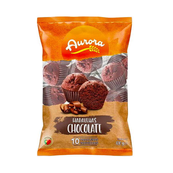 Aurora Madalenas De Chocolate 420Gm