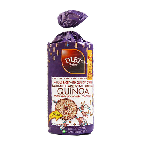 Diet Tortitas De Arroz Integral & Quinoa 130g