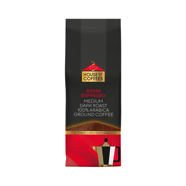 House Of Coffees Roma Esp. Medium Dark Roast