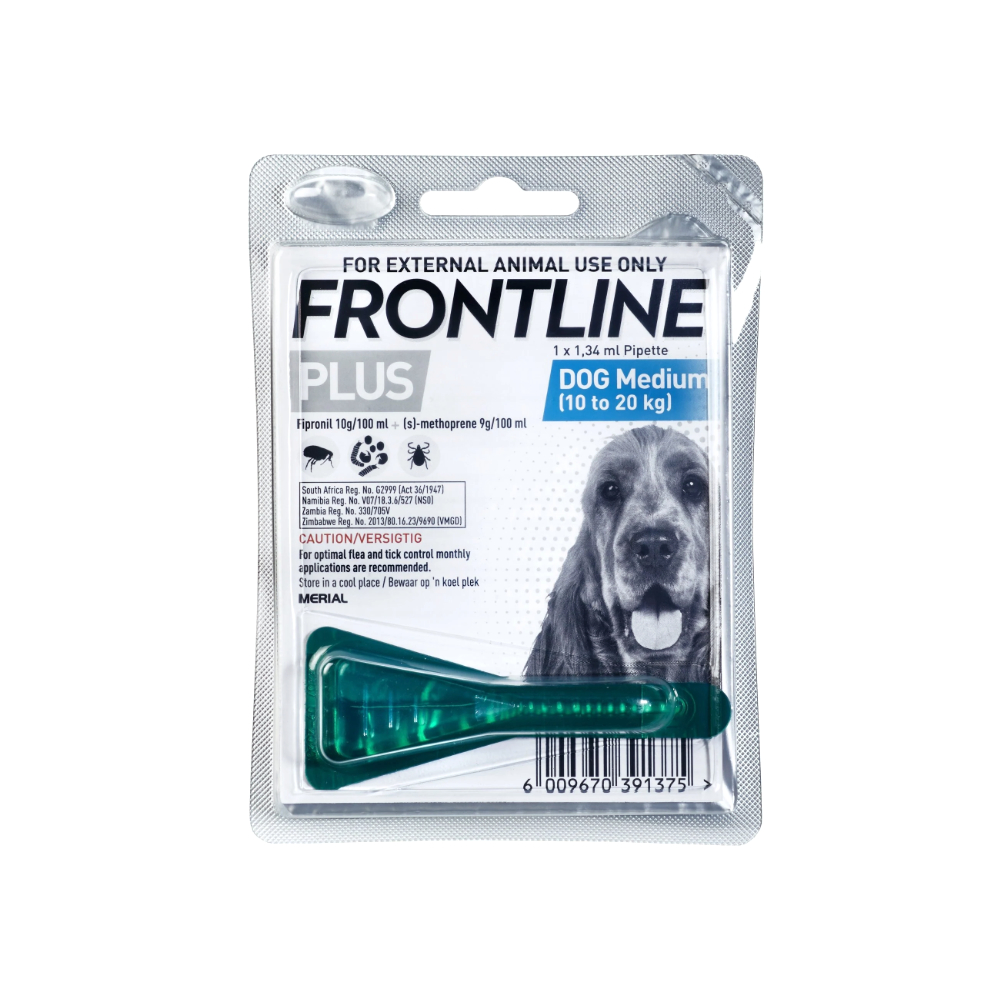 Frontline Plus Dog Medium 1X1.34ml Pipette