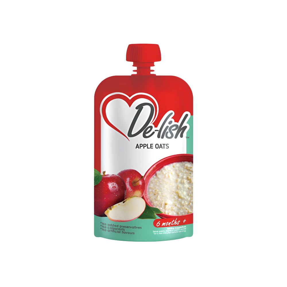 De-Lish Pure Apple Oats Porridge 110ml
