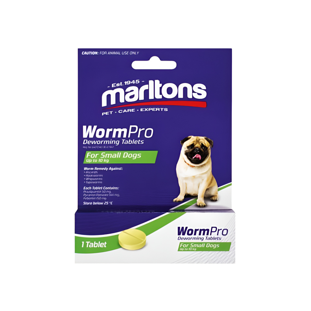 Mariltons Wormpro For Small Dogs 1 Tablet