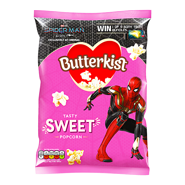 Marvel Spider Man Butterkistsweet Popcorn 70g