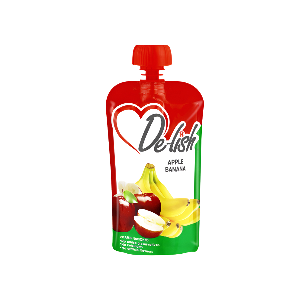 De-Lish Pure Apple Banana Oats 110ml