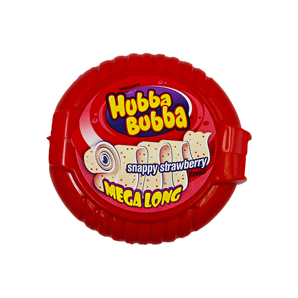 Hubba Bubba Snappy Strawberry Flv.56g