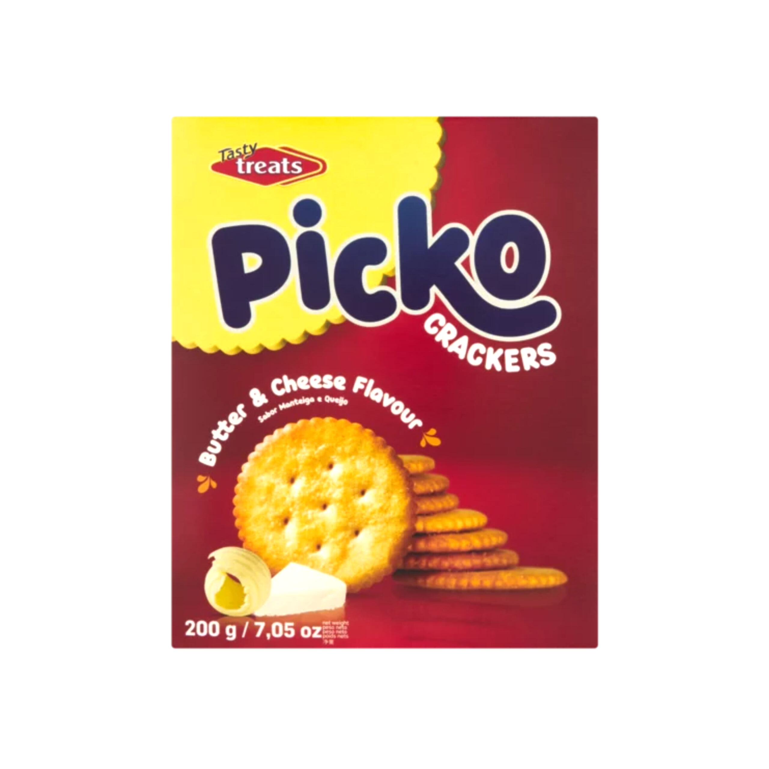 Tasty Treats Picko Crackers Butter E Cheese 200g
