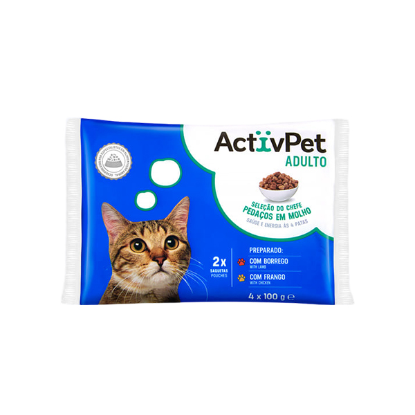 Activpet Adulto Pedacos Em Molho 2X