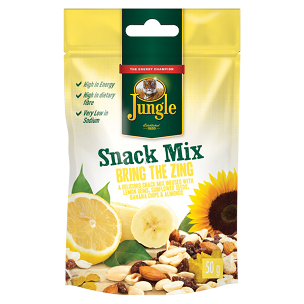 Jungle Snack Mix Bring The Zing 50Gr