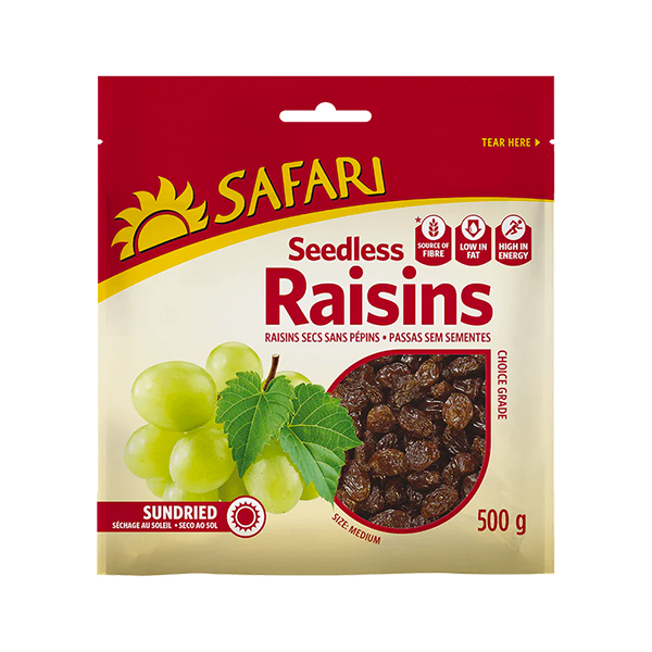 Safari Seedless Raisins 500Gr