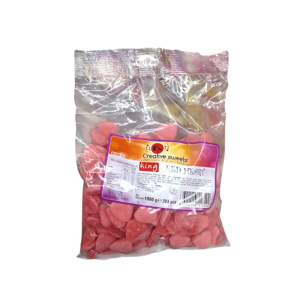 Creative Sweets Red Heart Candy 1000g