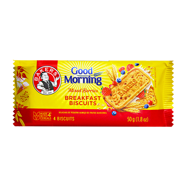 Bolacha Bakers Good Morning 50g Mix -Mixed Berries
