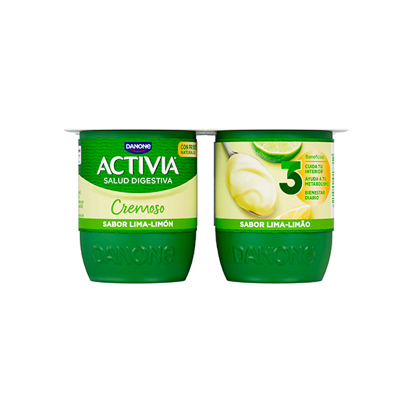 Danone Ativia Cremoso Lima-Limao 4X115g