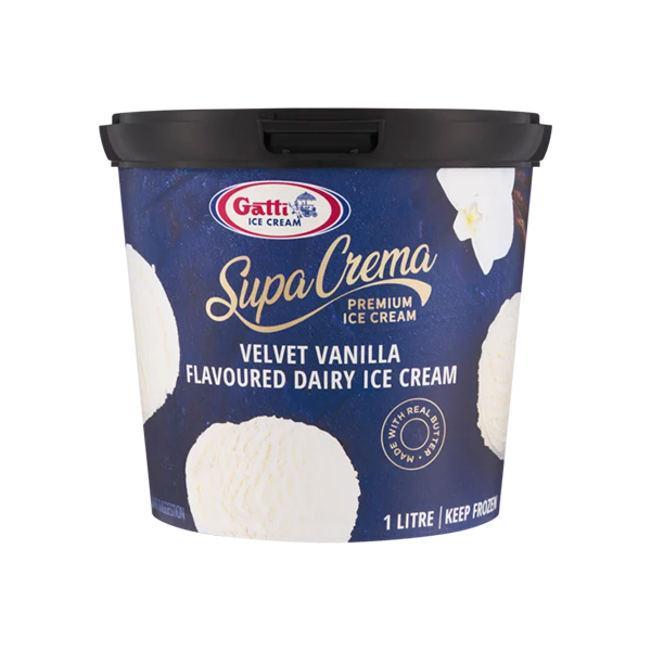 Sorvete Gatti S/C Velvet Vanila 1L