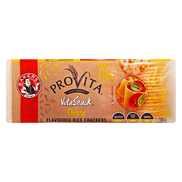 Vita Snack Cheese Provita Bakers 100g