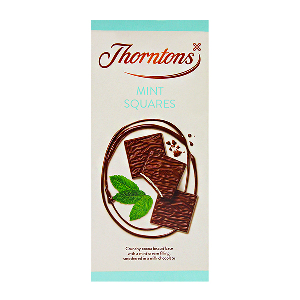 Thorntons Mint Squares 104g