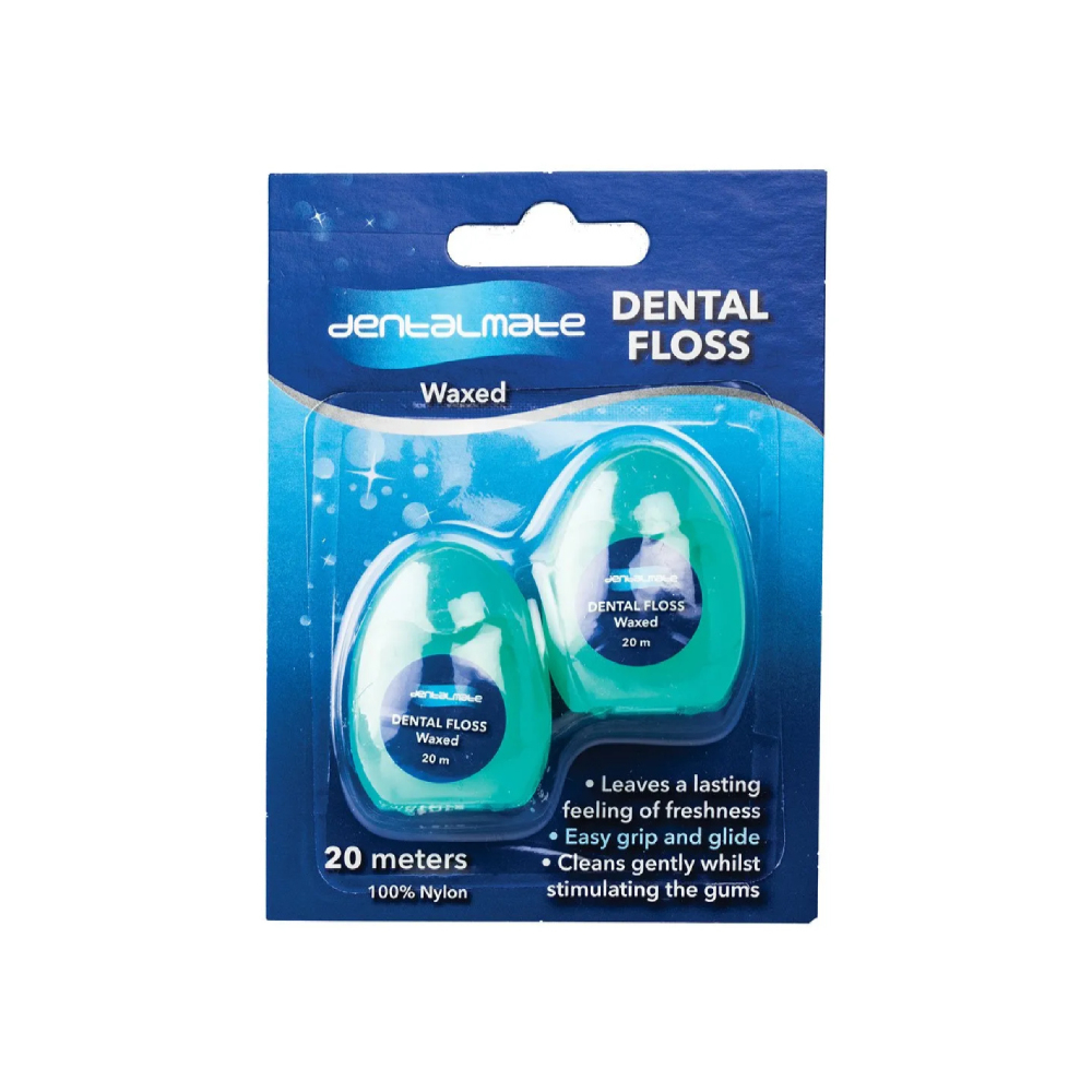 Dentalmate Dental Floss Waxed 20 Meters