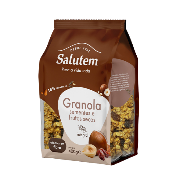 Salutem Granola Sementes E Frutos Secos 400g