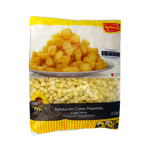 Masterchef Batata Em Cubos Pequenos 2.5kg