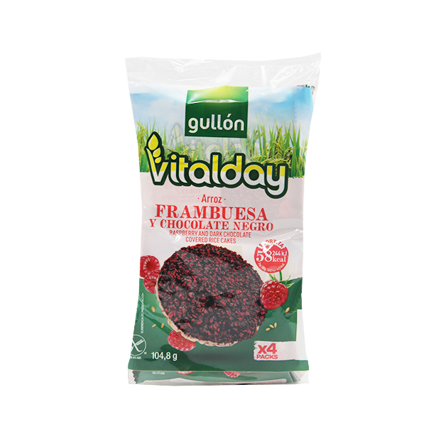 Gullon Vitalday Arroz Framboesa 104.8g