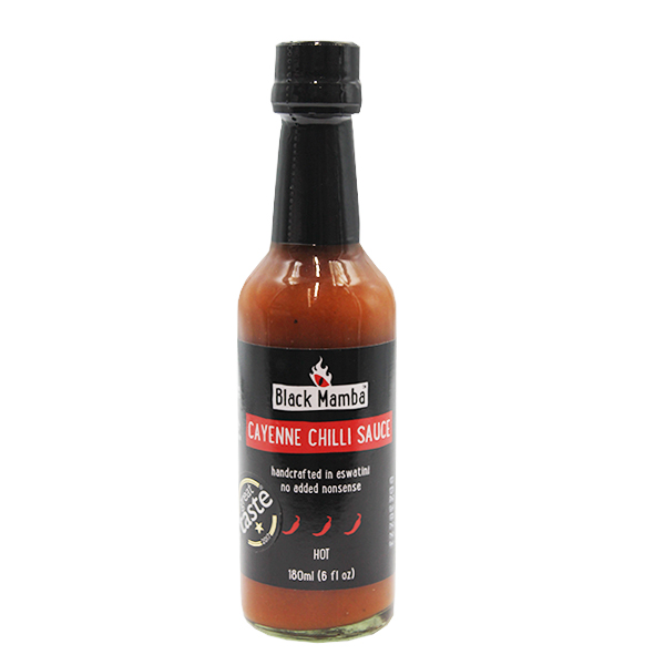Black Mamba Cayenne Chilli Sauce 180ml