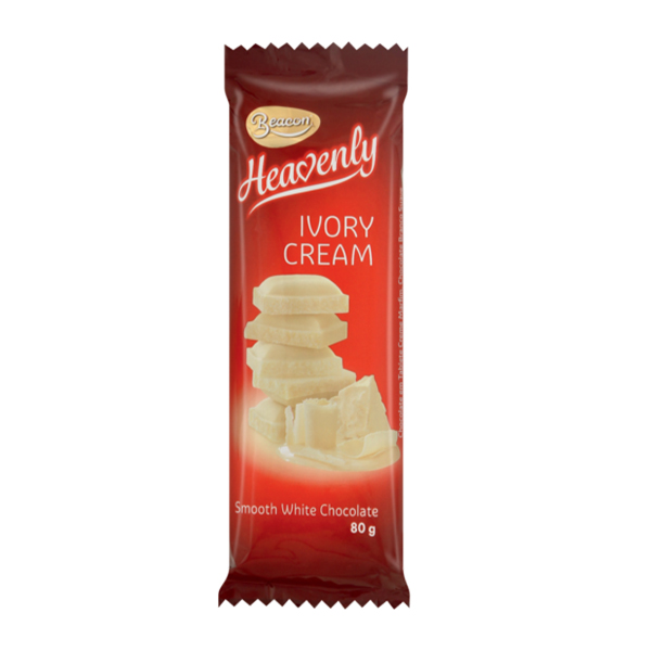 Beacon Heavenly Ivory Cream Chocolate 80g