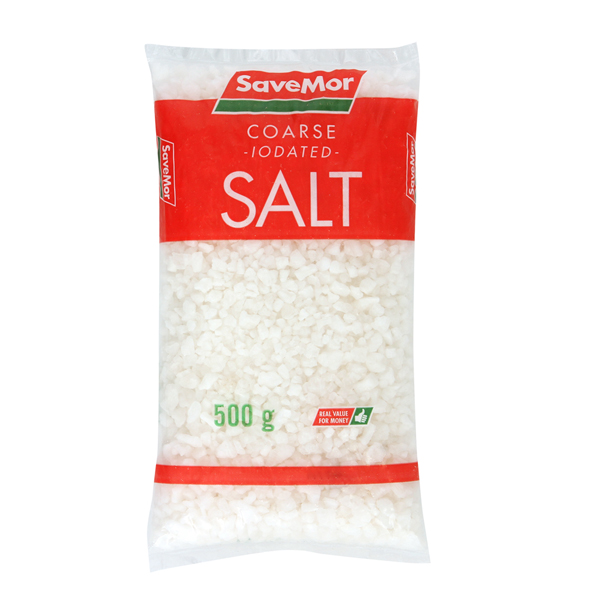 Savemor Sal Grosso Iodado 500g