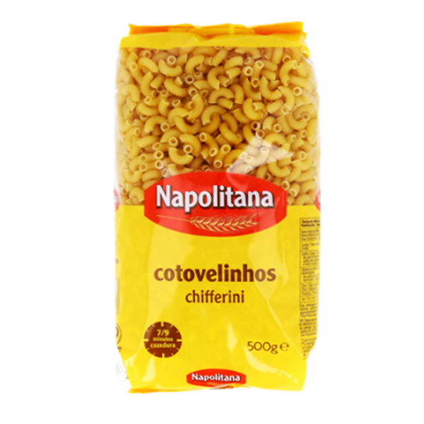 Napolitana Massa Cotovelinhos 500g