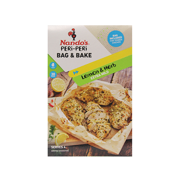 Nandos Peri-Peri Bag & Bake Lemon Herb 20g