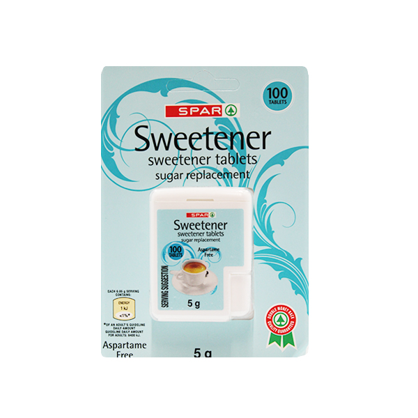 Spar Sweetener Tablets Sugar 5g