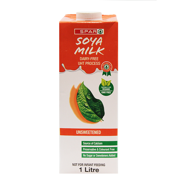 Spar Soya Milk Unsweetened 1L