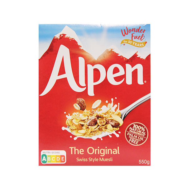 Alpen Swiss Style Muesli Original 550g