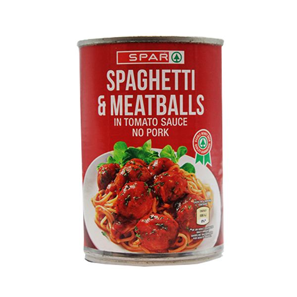 Spar Spaghetti & Meatballs Intomato 400g